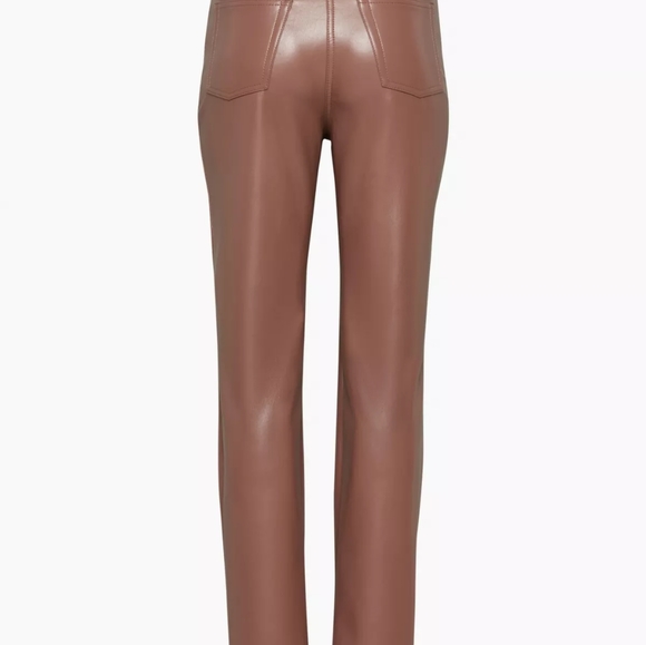 NWT Aritzia Melina Tall Pants Mocha Sorbet Size 4 (31" inseam) - Picture 5 of 8